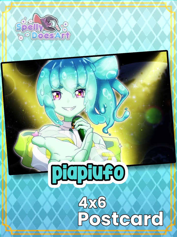 Vtuber Postcard - PiaPi