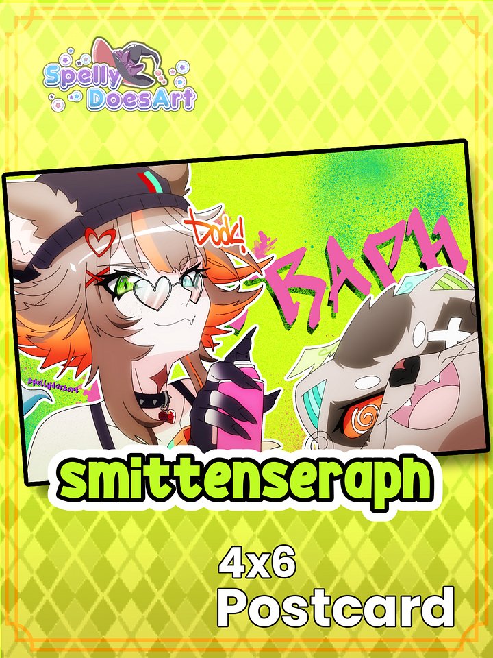 Vtuber Postcard - Seraph