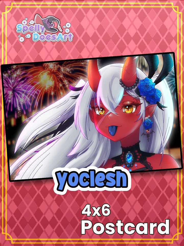 Vtuber Postcard - Yoclesh