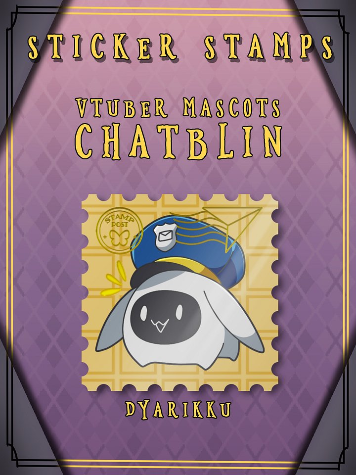 Vtuber Mascots - Chatblin Sticker Stamp