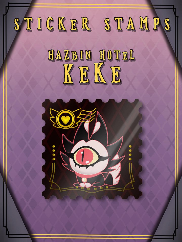 Hazbin Hotel - Keke Sticker Stamp