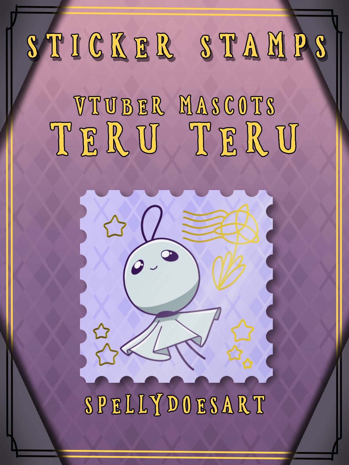 Vtuber Mascots - Teru Teru Sticker Stamp